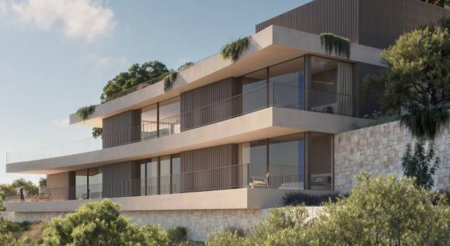 Villa in Moraira with sea views