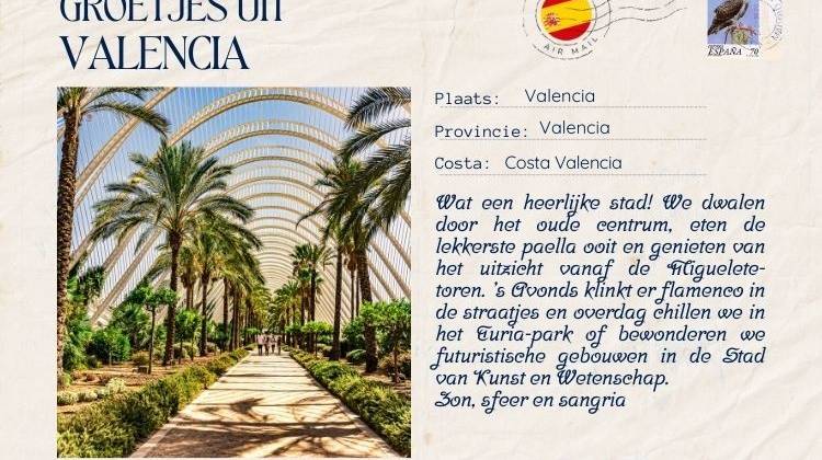 Greetings from Valencia