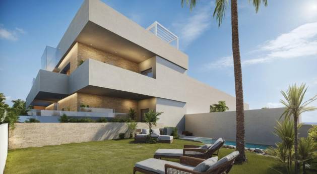 Bungalows in San Pedro del Pinatar met uitzicht op zee
