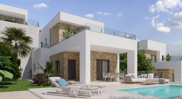 Vrijstaande woningen in Polop met uitzicht op zee