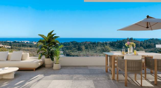 Apartamentos en Las Lagunas de Mijas con vistas al mar