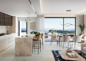 Apartamentos en Las Lagunas de Mijas con vistas al mar