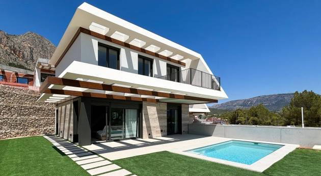 Villas en Polop con vistas al mar