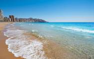 Blue flag beach Playa Levante Benidorm