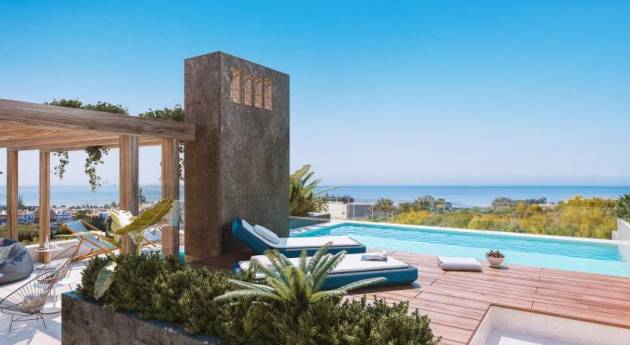 Adosados de lujo en Marbella con vistas al mar