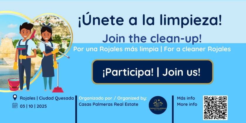 Schoonmaakdag Rojales en Ciudad Quesada