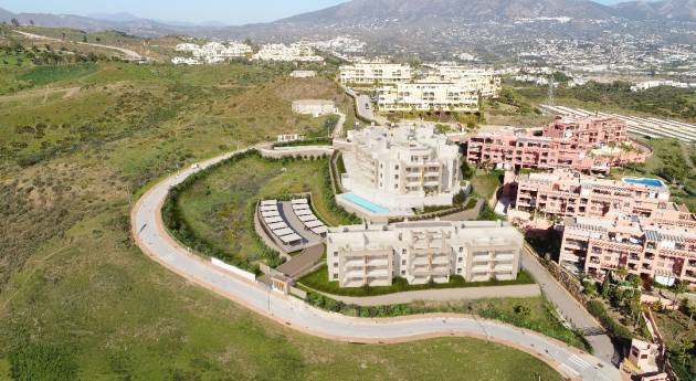 Wooncomplex in Las Lagunas de Mijas met zeezicht