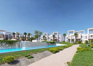 Bungalows met tuin of solarium in Ciudad Quesada