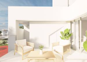 Bungalows met tuin of solarium in Ciudad Quesada