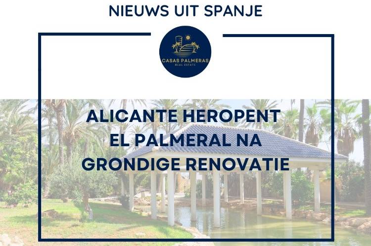 Alicante reabre El Palmeral tras una profunda reforma Alicante reabre El Palmeral tras una profunda reforma