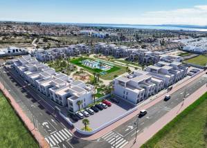 Bungalows met tuin of solarium in Ciudad Quesada