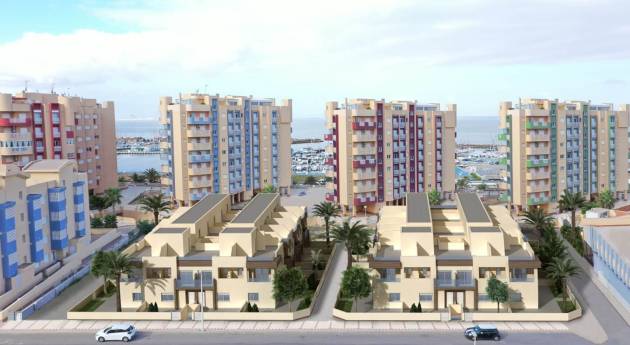Adosados en primera línea en La Manga del Mar Menor