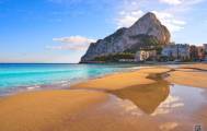 Blue flag beach Playa de la Fossa Calpe