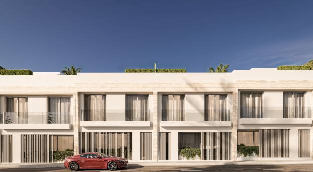 Luxury townhouses in Marbella with sea views