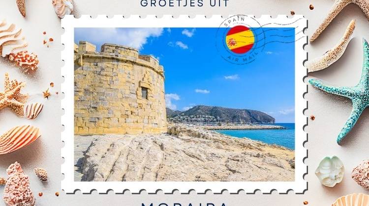 Greetings from Moraira: coves, marina and Mediterranean life