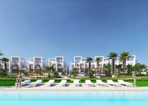 Bungalows met tuin of solarium in Ciudad Quesada