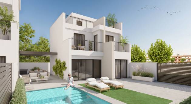 Vrijstaande woningen in Los Alcázares