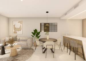 Bungalows met tuin of solarium in Ciudad Quesada