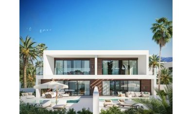 Luxe villa met 3 slaapkamers en uitzicht op zee in Nerja, dicht bij golf en strand