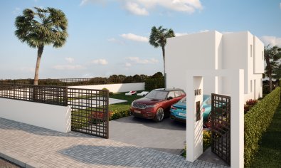 Luxe villa met 4 slaapkamers en bergzicht nabij golfbaan in Algorfa