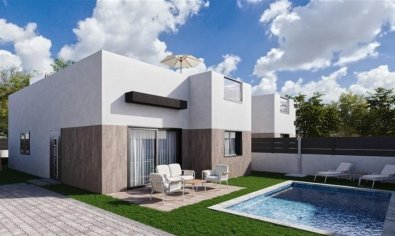 Villa moderna de 3 dormitorios con vistas a la ciudad en Mazarrón, cerca del campo de golf