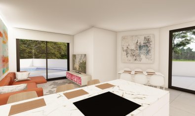 Moderne villa met 3 slaapkamers, solarium en uitzicht in Daya Nueva, Costa Blanca