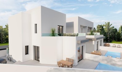 Moderne villa met 3 slaapkamers, solarium en uitzicht in Daya Nueva, Costa Blanca