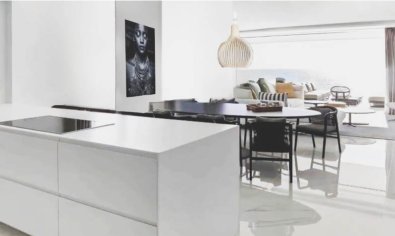 Amplio apartamento de nueva construcción en Relleu con piscina, jardín y aparcamiento