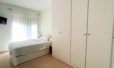 Begane grond appartement met 2 slaapkamers, zwembad en parkeergarage in Formentera del Segura