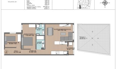 Nieuwbouw Woningen - Penthouse -
Algorfa - Pueblo