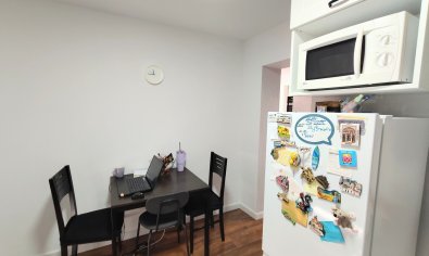 Bungalow renovado al estilo moderno con terraza en la azotea en Torrevieja