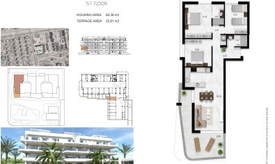 Obra nueva - Apartamento / piso -
Orihuela Costa - Lomas de Cabo Roig