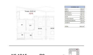 Nieuwbouw residentie met appartementen in San Miguel de Salinas