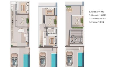 Nieuwbouw Woningen - Town House -
San Pedro del Pinatar - Pueblo